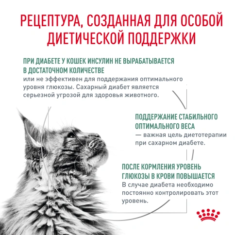 Влажный корм Royal Canin Diabetiс диетический для кошек при сахарном диабете, пауч, 85 г фото 3