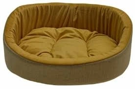 Лежак Homepet Montana для домашних животных, №1 горчичный, 43 см х 38 см х 15 см фото 1