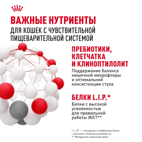 Влажный корм Royal Canin Digest Sensitive в соусе для улучшения пищеварения у взрослых кошек старше 1 года, пауч, 85 г фото 6