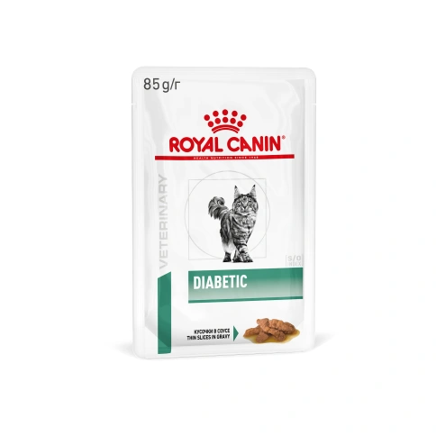 Влажный корм Royal Canin Diabetiс диетический для кошек при сахарном диабете, пауч, 85 г фото 14