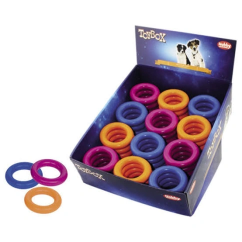 Игрушка NOBBY для собак, Кольцо дисплей, 50 шт, 9 см фото 1