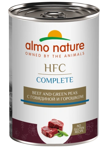 Влажный корм Almo Nature Beef для собак, с говядиной и зеленым горошком, 100 г фото 1