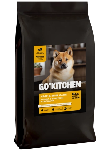Сухой корм Go'Kitchen Chicken для щенков и собак всех возрастов, с курицей, 9,98 кг фото 1