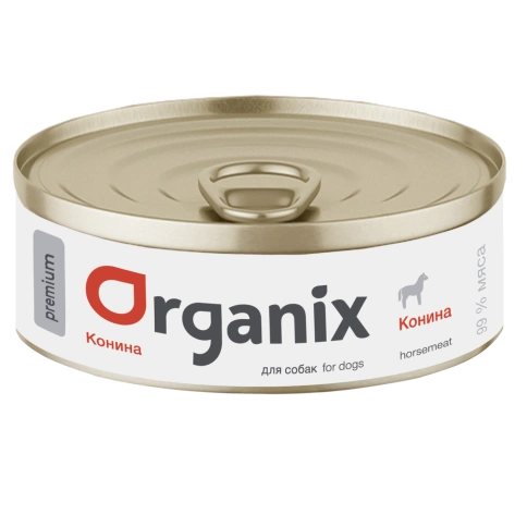 Влажный корм Organix Preventive Line Horse Meat для собак, с кониной 99%, 100 г фото 1