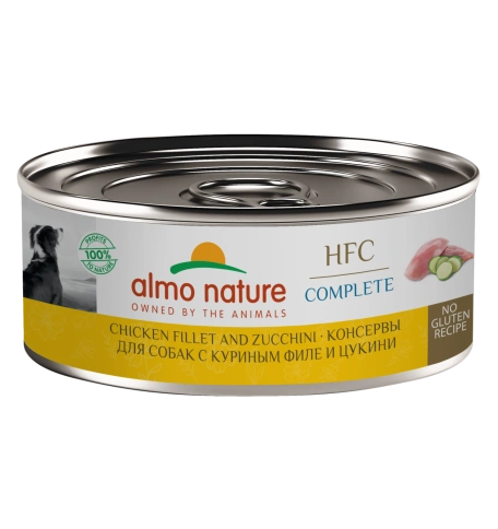 Влажный корм Almo Nature Chicken для собак с куриным филе и цукини, 100 г фото 1