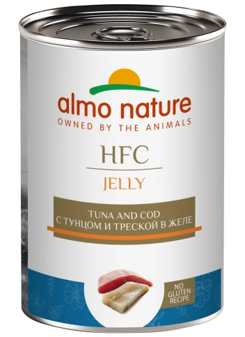 Влажный корм Almo Nature Cod & Tuna для собак, с треской и тунцом в желе, 340 г фото 1