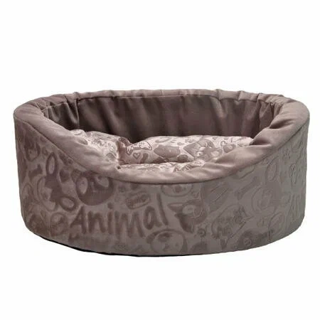 Лежак Homepet для домашних животных, Велюр большой розовый, 49 см х 43 см х 17 см фото 1