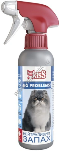 Спрей Ms.Kiss для кошек, нейтрализатор запаха, 200 мл фото 1