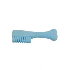 Игрушка Homepet Foam TPR Dental для собак, зубная щетка голубая, 14 см фото 1