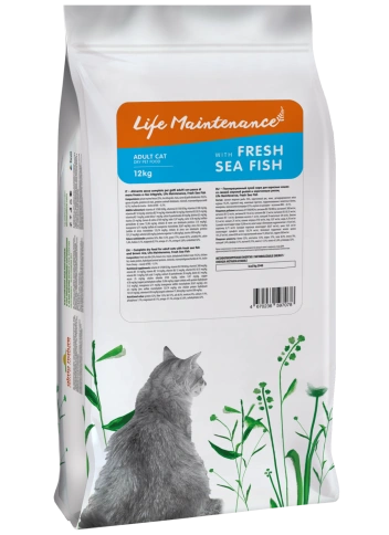 Сухой корм Almo Nature Fish & Rice для взрослых кошек со свежей морской рыбой и коричневым рисом, 12 кг фото 2