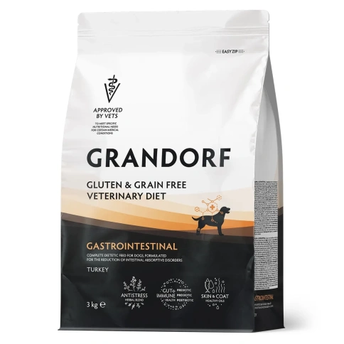Сухой корм Grandorf Veterinary Gastrointestinal для собак при расстройствах пищеварения, 3 кг фото 1