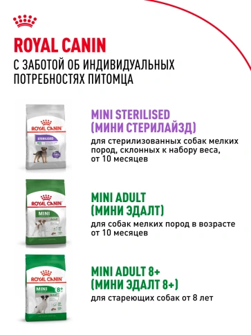 Сухой корм Royal Canin Mini Puppy для щенков, 800 г фото 19