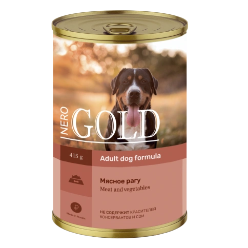 Влажный корм Nero Gold для собак "Мясное рагу", 415 г фото 1