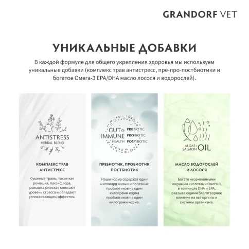 Сухой корм Grandorf Veterinary Dermatosis для собак при дерматозах, 1 кг фото 5