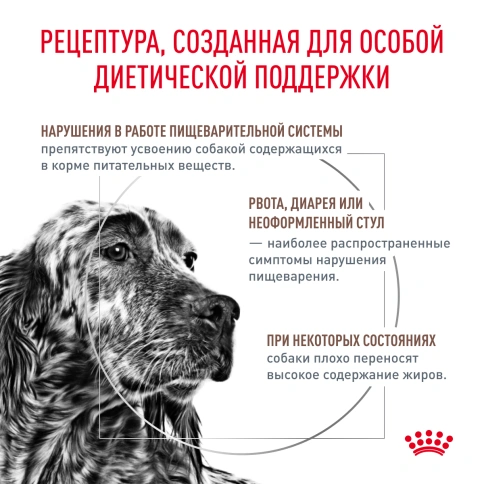 Сухой корм Royal Canin Gastrointestinal Low Fat для собак, 12 кг фото 3