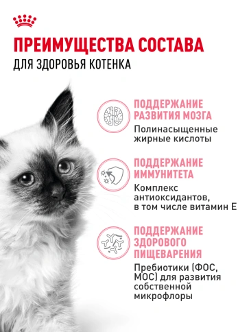 Сухой корм Royal Canin Kitten для котят, 1,2 кг фото 17