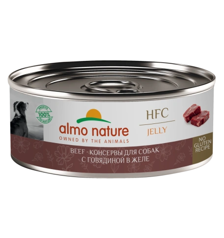 Влажный корм Almo Nature Beef для собак, с говядиной в желе, 100 г фото 1