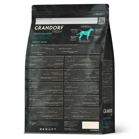 Сухой корм Grandorf Fresh Dog Salmon & Sweet Potato для взрослых собак крупных пород лосось, с бататом, 10 кг фото 2