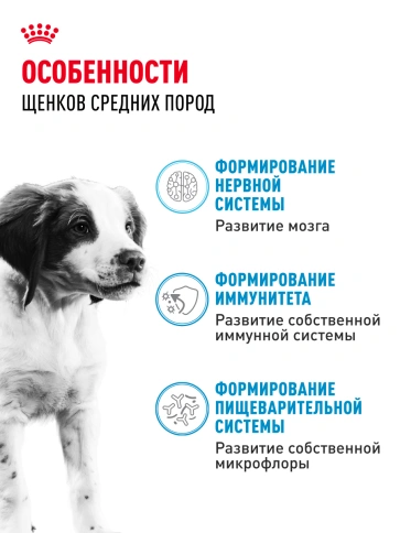Сухой корм Royal Canin Medium Puppy для щенков, 3 кг фото 18