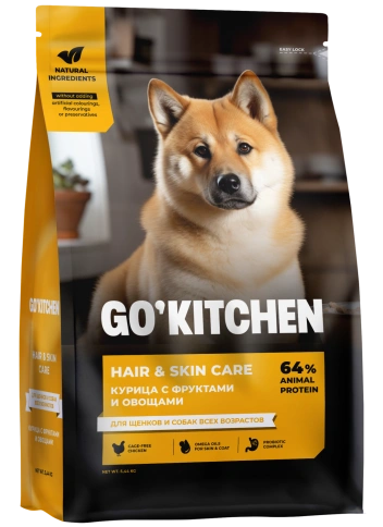 Сухой корм Go'Kitchen Chicken для щенков и собак всех возрастов, с курицей, 5,44 кг фото 1