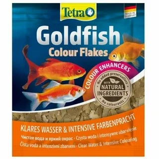 Корм для рыб Tetra Goldfish Color для золотых рыбок в хлопьях для улучшения окраса, 12 г фото 1