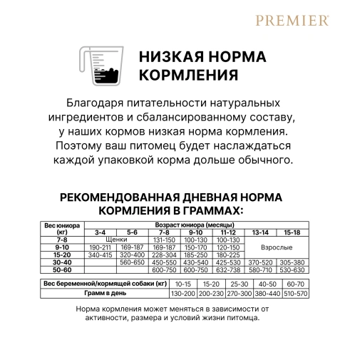 Сухой корм Premier Dog Turkey Junior Medium & Maxi для юниоров средних и крупных пород, с индейкой, 10 кг фото 9