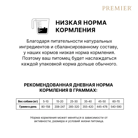 Сухой корм Premier Dog Lamb & Turkey Adult Medium для собак средних пород, с ягненком и индейкой, 1 кг фото 9