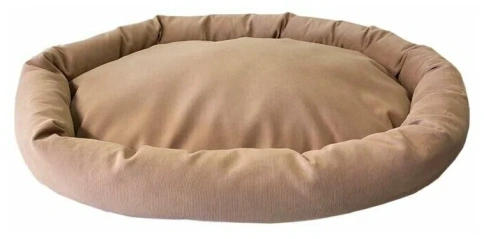 Лежак Homepet для домашних животных, Микровелюр Caramel №2 карамель, 70 см х 53 см х 10 см фото 1