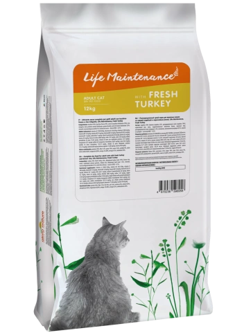Сухой корм Almo Nature Turkey & Rice для взрослых кошек со свежей индейкой и коричневым рисом, 12 кг фото 2