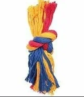 Игрушка Зооник канат с одним узлом, диаметр 16 мм, 12-14 см фото 1